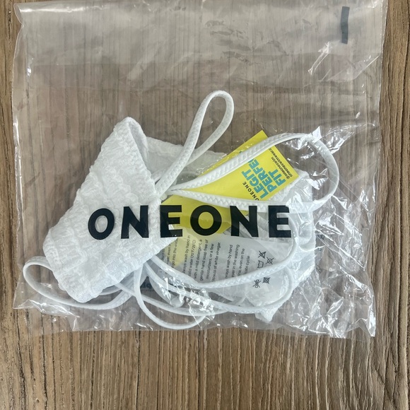 White Ribbed Bikini Bottom - Picture 10 of 10